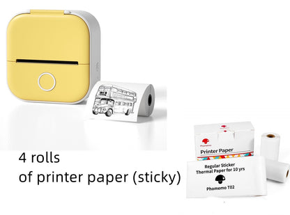 Print Anywhere with the pocket bluetooth Phomemo T02 Mini Thermal Label Printer