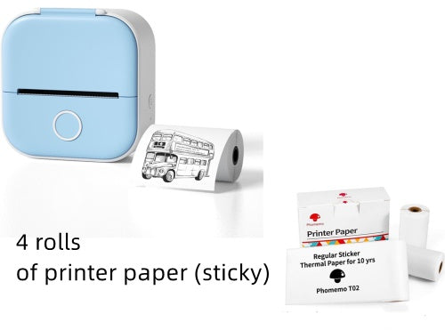 Print Anywhere with the pocket bluetooth Phomemo T02 Mini Thermal Label Printer