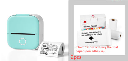 Print Anywhere with the pocket bluetooth Phomemo T02 Mini Thermal Label Printer